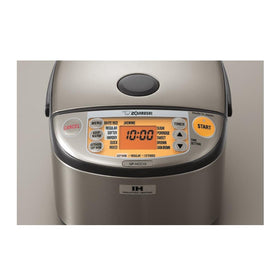 Zojirushi NP-HCC18XH interior reveals triple heating for even cooking results.