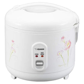 Zojirushi NS-RPC10FJ rice cooker Tulip design fits tight countertops for everyday meals.