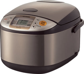 Zojirushi NS-TSC18 Micom rice cooker front view; compact 1.8L capacity for family meals