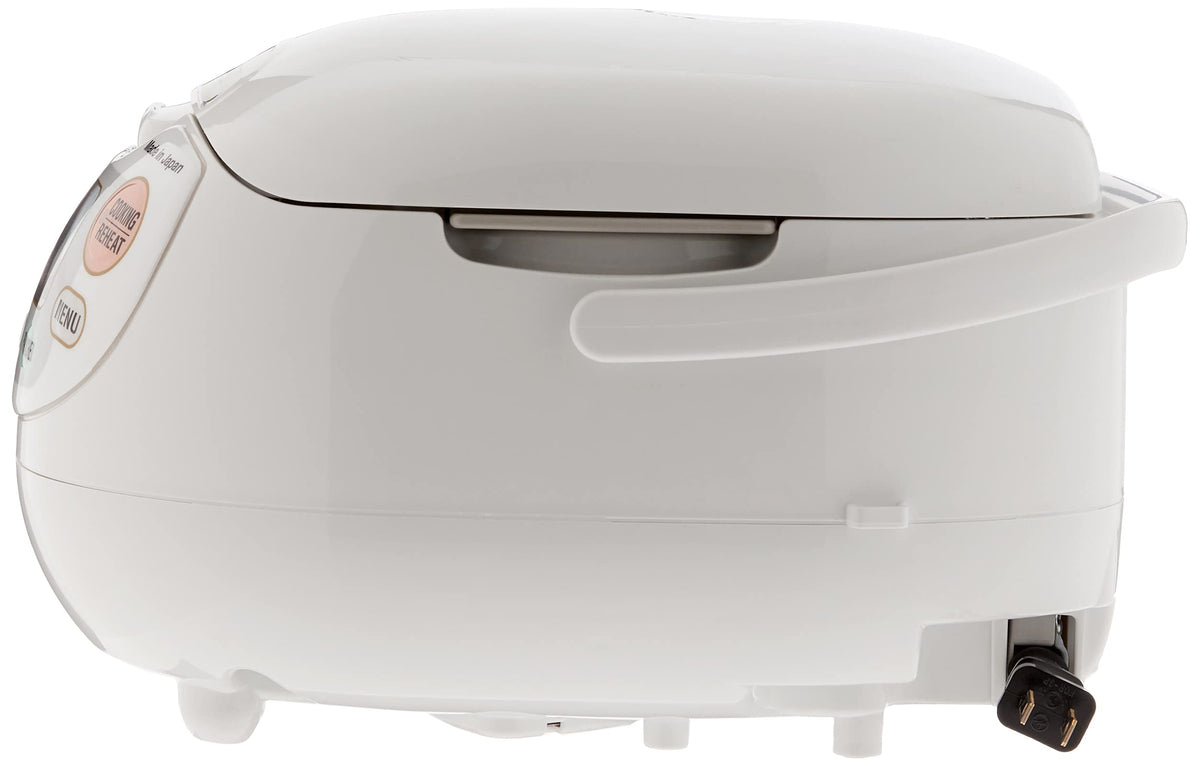 LCD control panel on the Zojirushi NS-ZCC10 for easy setting adjustments