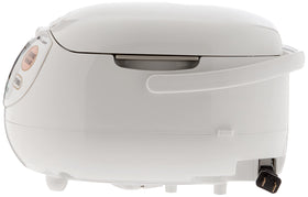 LCD control panel on the Zojirushi NS-ZCC10 for easy setting adjustments