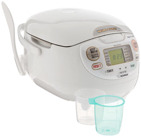 Spherical nonstick inner pan ensures even heating in the Zojirushi NS-ZCC10
