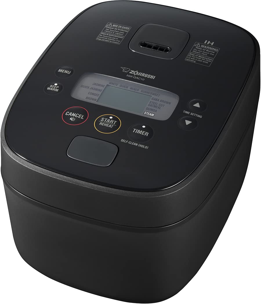 Zojirushi NW-QAC10 front view induction cooker for precise heat control