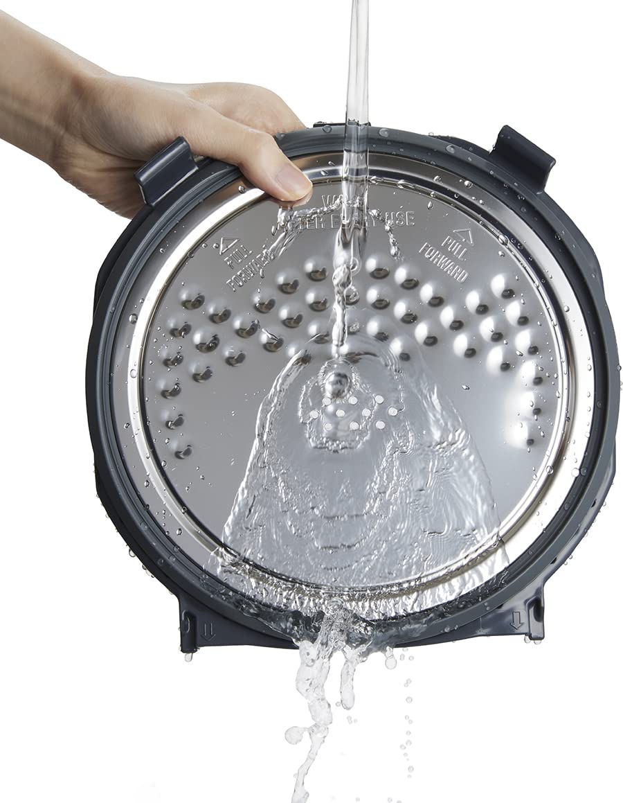 Zojirushi NW-QAC10 steam function tray and timer in action for versatile meals
