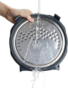 Zojirushi NW-QAC10 steam function tray and timer in action for versatile meals