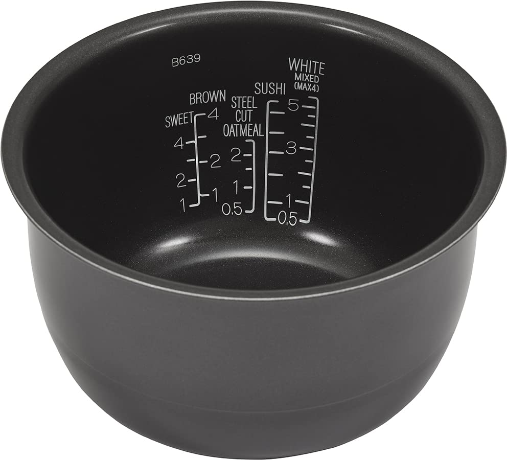 Zojirushi NW-QAC10 water measure lines detail for perfect rice