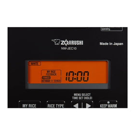 Zojirushi NW-JEC10BA integrated steam function enhances texture and moisture control