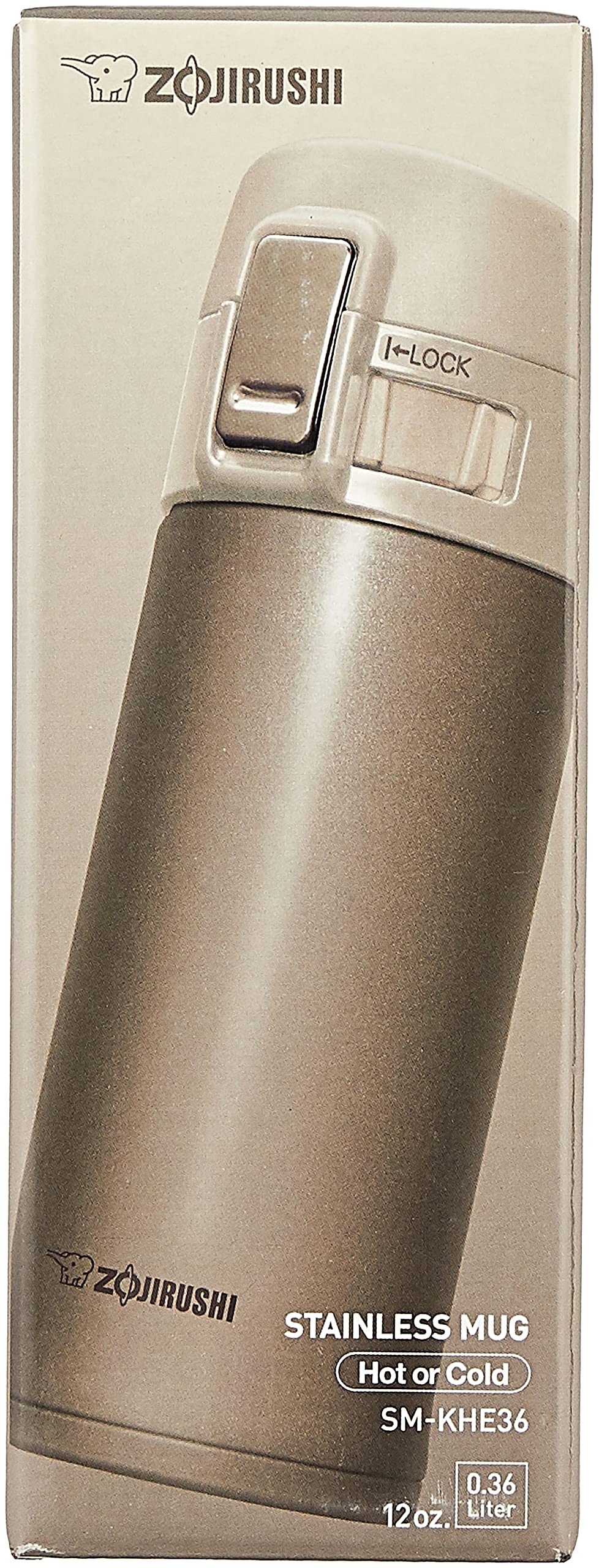 Zojirushi SM-KHE36NL SlickSteel interior close-up highlighting smooth, stain-resistant surface