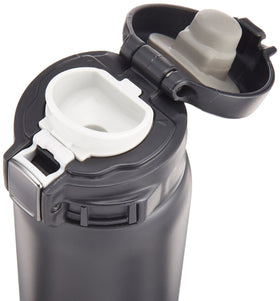 Zojirushi SM-SA36BA lid closeup showing secure flip-lock for travel.
