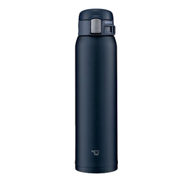Zojirushi SM-SF60-AD navy one-touch open lid for quick hydration on the move.
