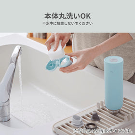 Zojirushi SM-SF60-AD navy stopper disassembles for thorough cleaning.