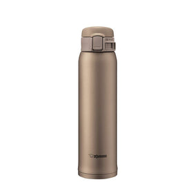 Zojirushi stainless mug beige gold, 20 oz, ideal for daily hydration on the go.