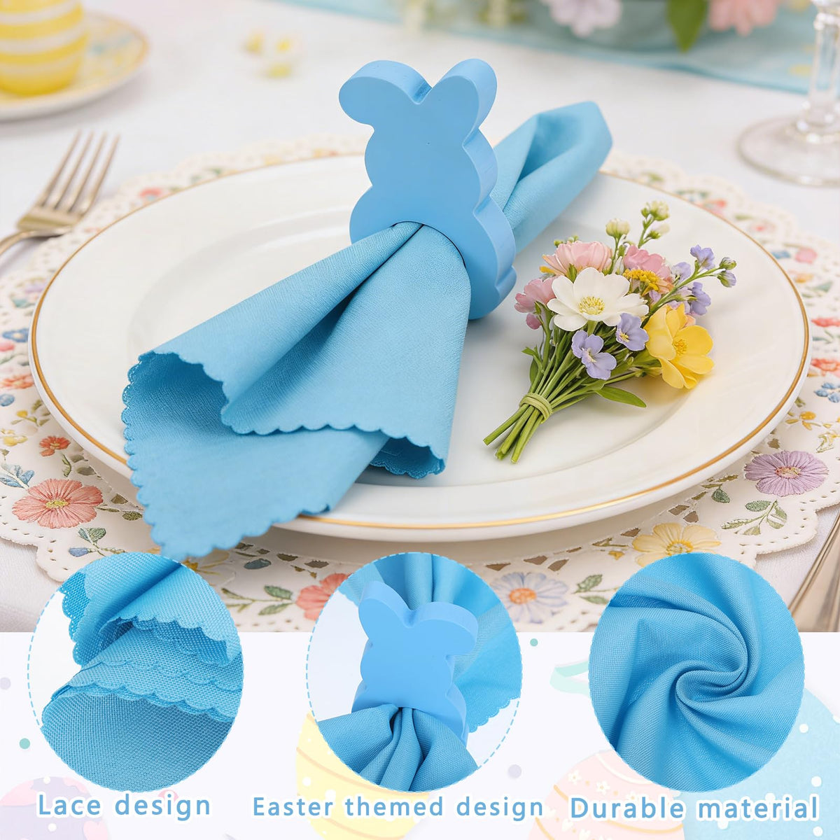 Zoketriton pink pastel napkins for soft spring tables