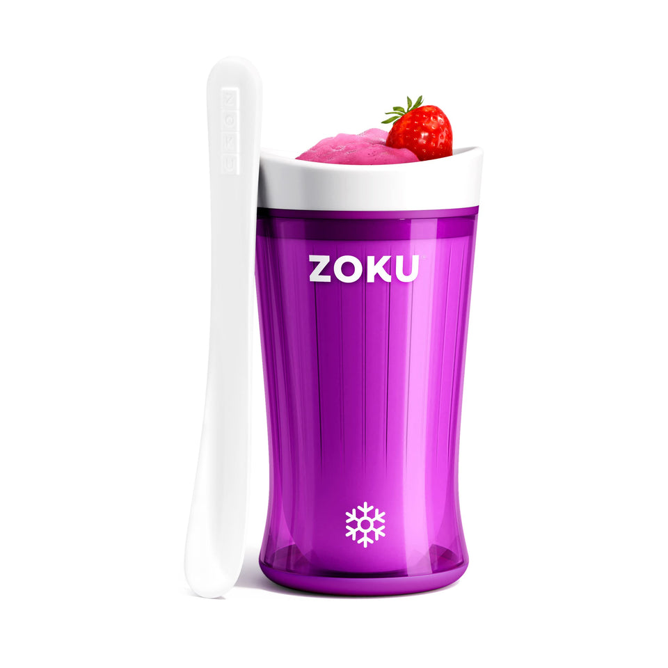 ZOKU Jumbo core ready for freezing enables fast single-serve slush at home.