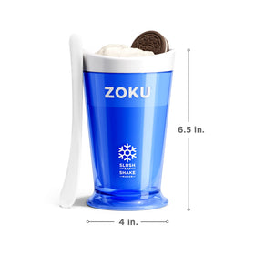 ZOKU inner freezer core keeps ingredients icy for quick frozen treats
