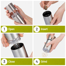 ZOLMER nutmeg grinder storage compartment preserving aroma