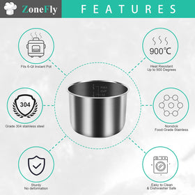 ZoneFly 2-pack silicone sealing rings for reliable sealing