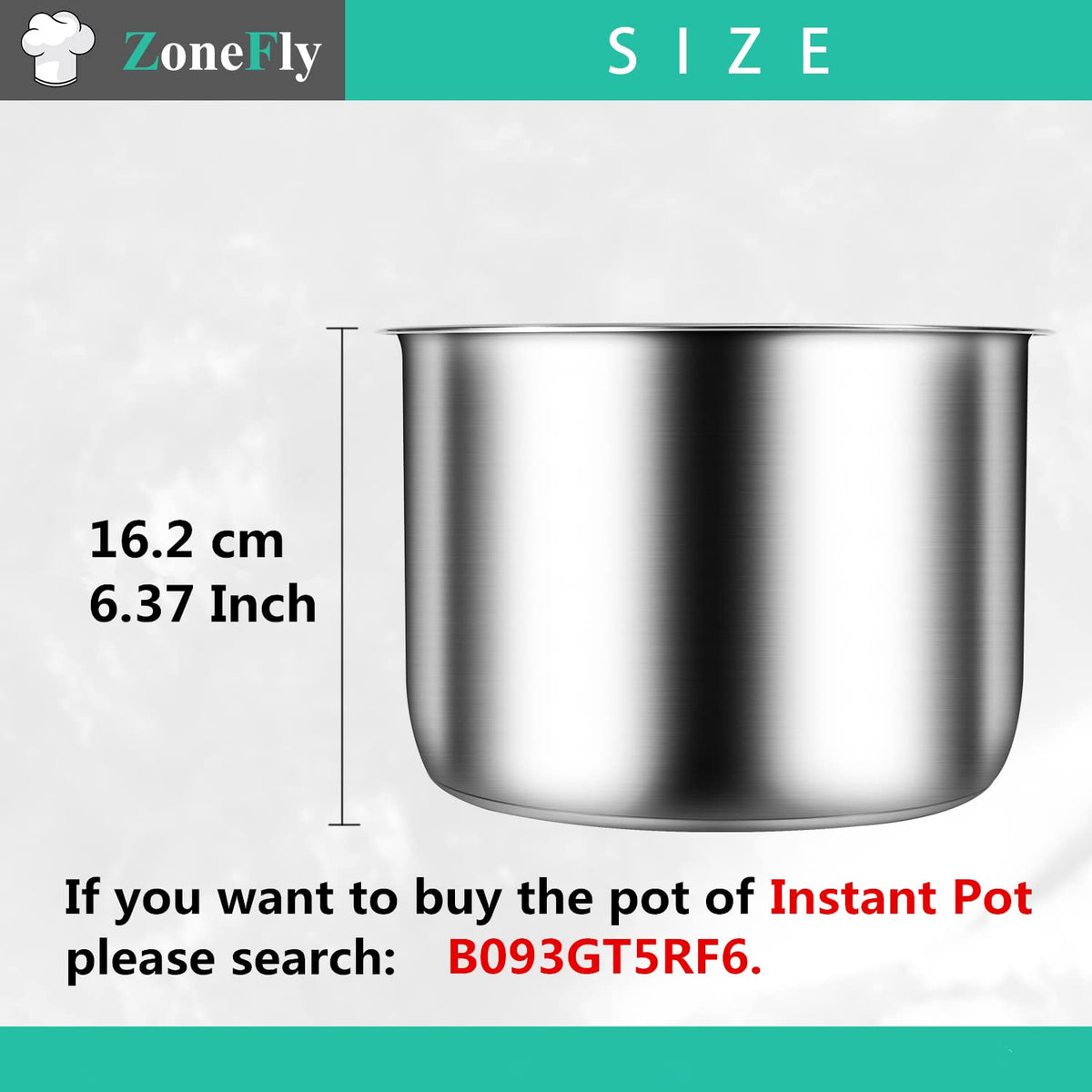 ZoneFly inner pot designed for dishwasher-safe cleaning and quick maintenance