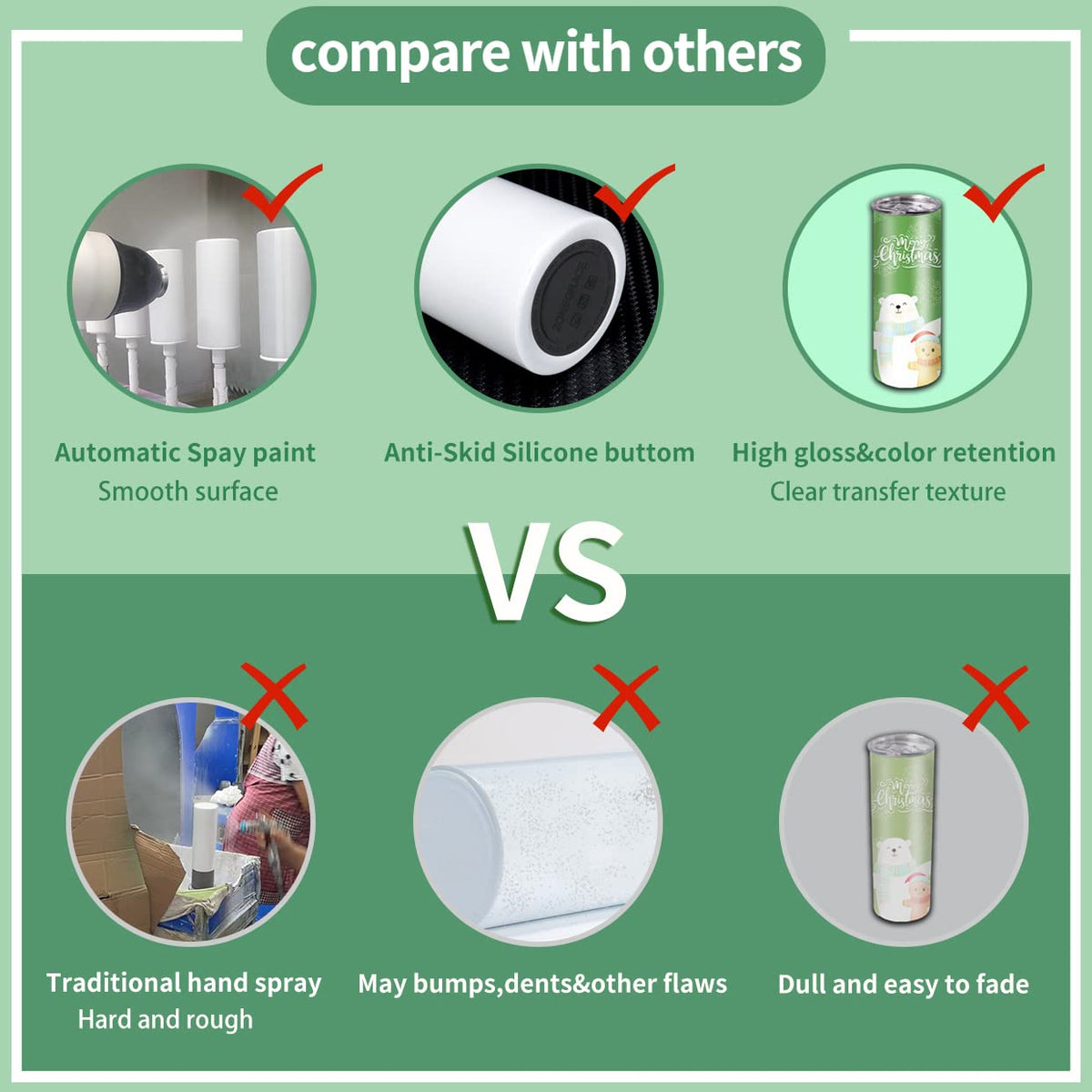 ZONEGRACE double-wall stainless steel tumbler keeps beverages hot or cold.