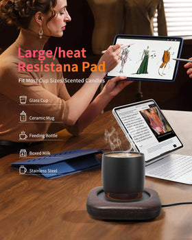Waterproof heating plate makes cleaning quick and simple.