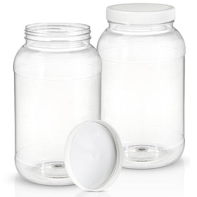 ZOOFOX 1-gallon wide-mouth jar with lid for easy filling and viewing