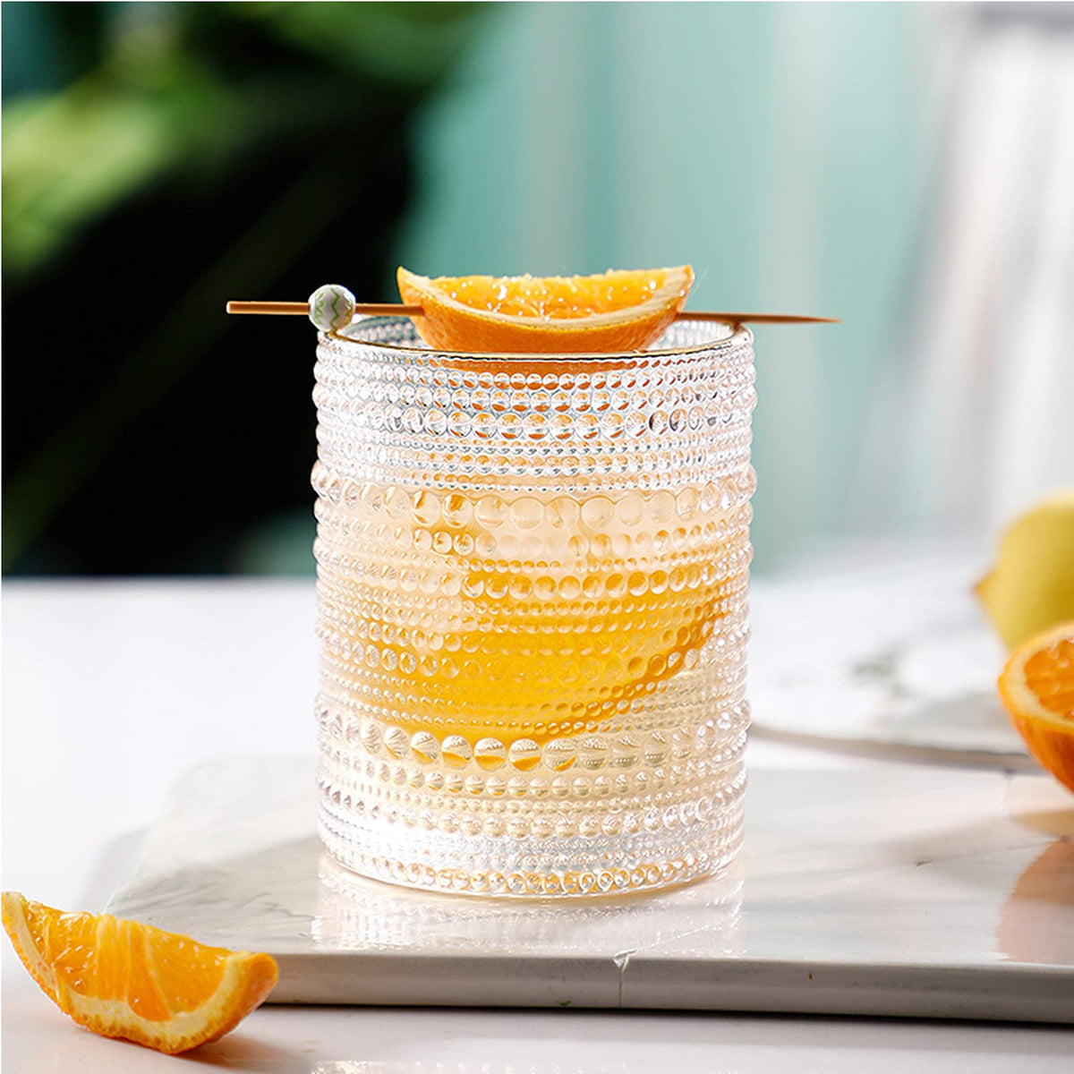 ZOOFOX glassware packaging includes six 12oz tumblers for table setting.