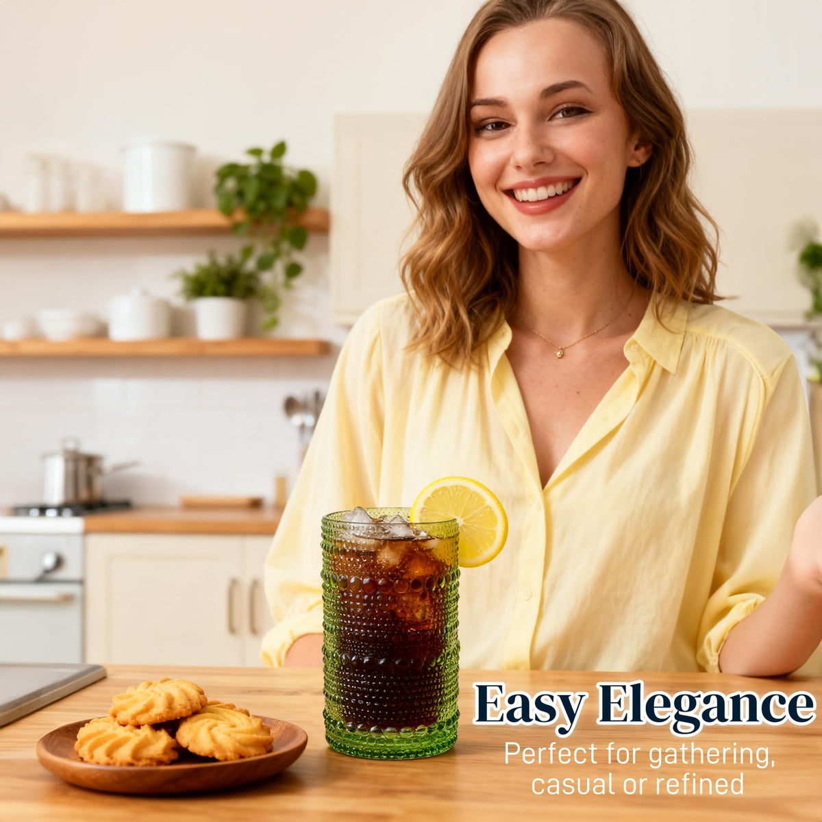 ZOOFOX heavy lead-free glass provides stability for daily use