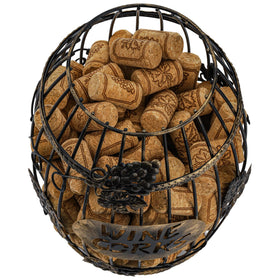 ZOOFOX rustic-decor cork holder brings warm character to any dining space