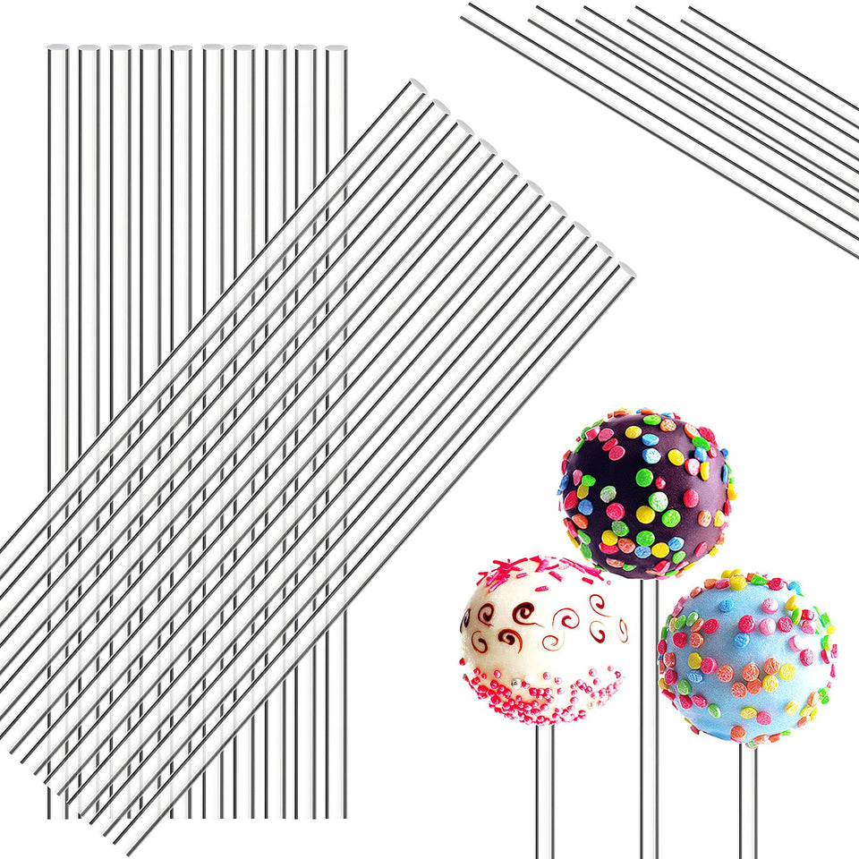 Zopeal acrylic lollipop sticks clear for sturdy, reusable candy making