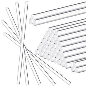 Zopeal reusable acrylic candy sticks clear offer long-lasting snack making.