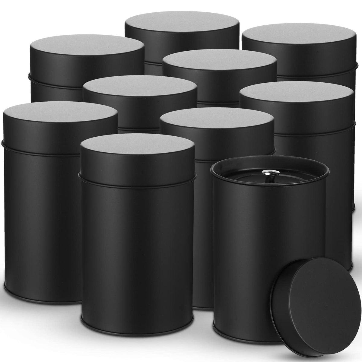 Zopeal tea tin with airtight double lid preserves freshness and aroma.