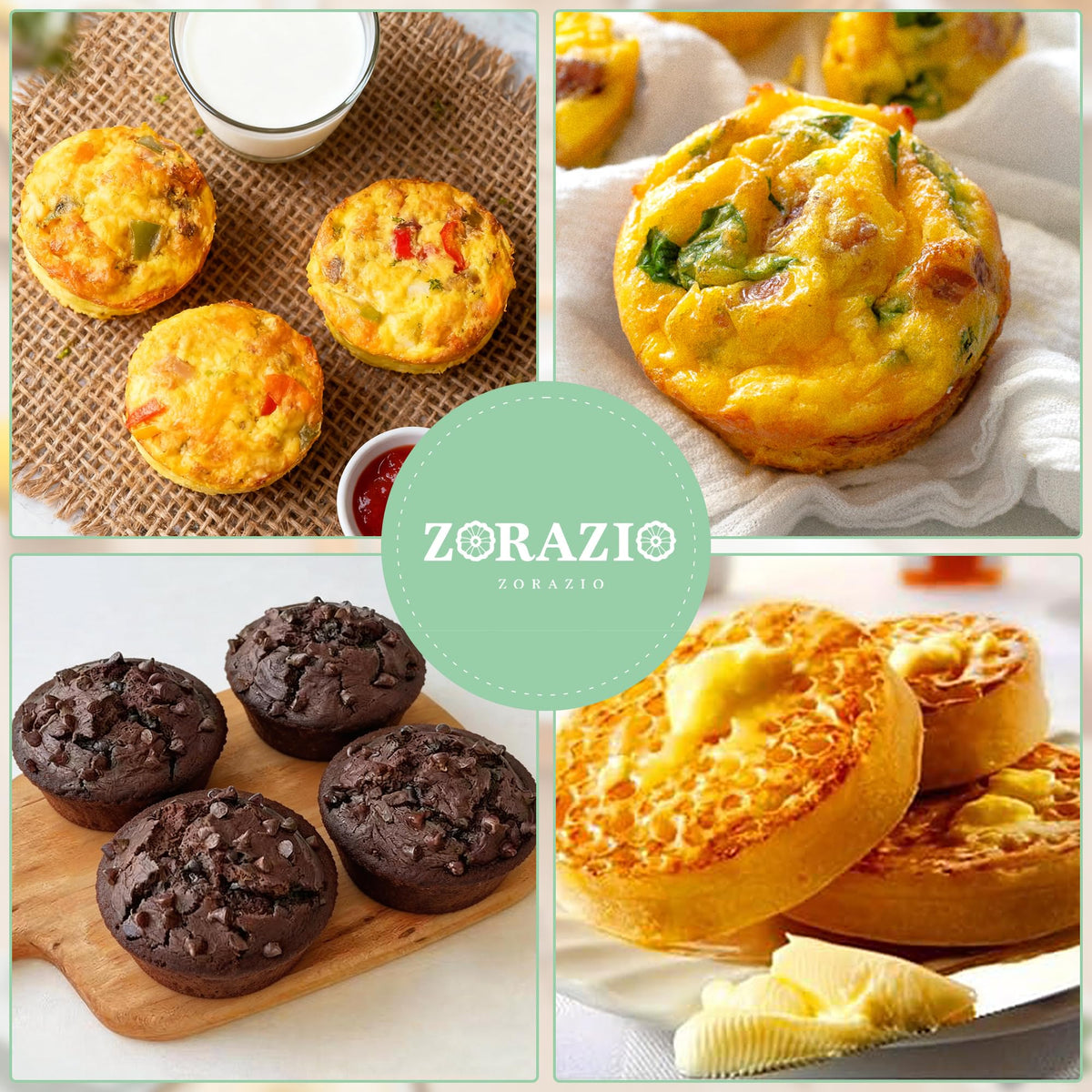 Zorazio flexible silicone mold folds for compact storage and easy handling.