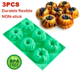 Zorazio mini molds offering easy storage and versatile mini desserts.