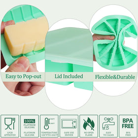 Zorazio silicone butter mold is oven-safe for versatile cooking tasks.