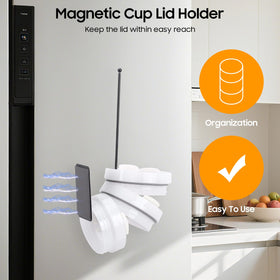 ZOSIX vertical cup storage design saves space in kitchens.