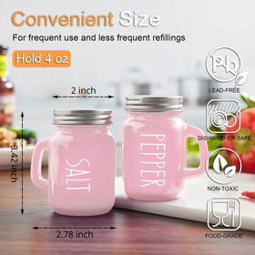 ZOSUJO pink glass body clearly displays contents for easy monitoring.