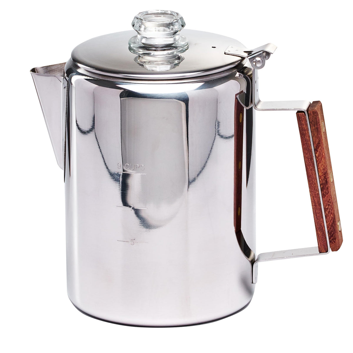 ZOWIE KING camping percolator in outdoor setting brews flavorful coffee on the go.