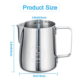 Zowie King 12oz pitcher front view highlights ergonomic grip