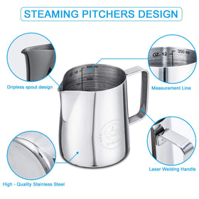 Zowie King 12oz narrow-mouth pitcher for precise pouring