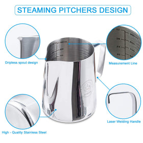 ZOWIE KING Pour-Control Pitcher with dual scales aids accuracy.