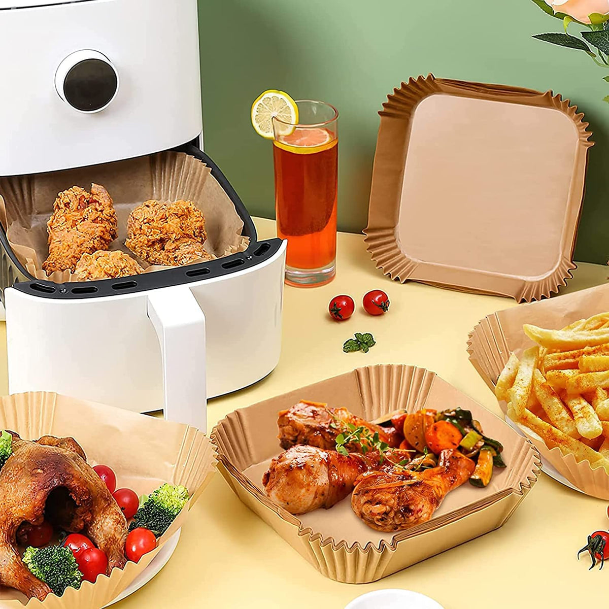 ZOWVAAM compatible with 2–3 qt fryers for simple home cooking.