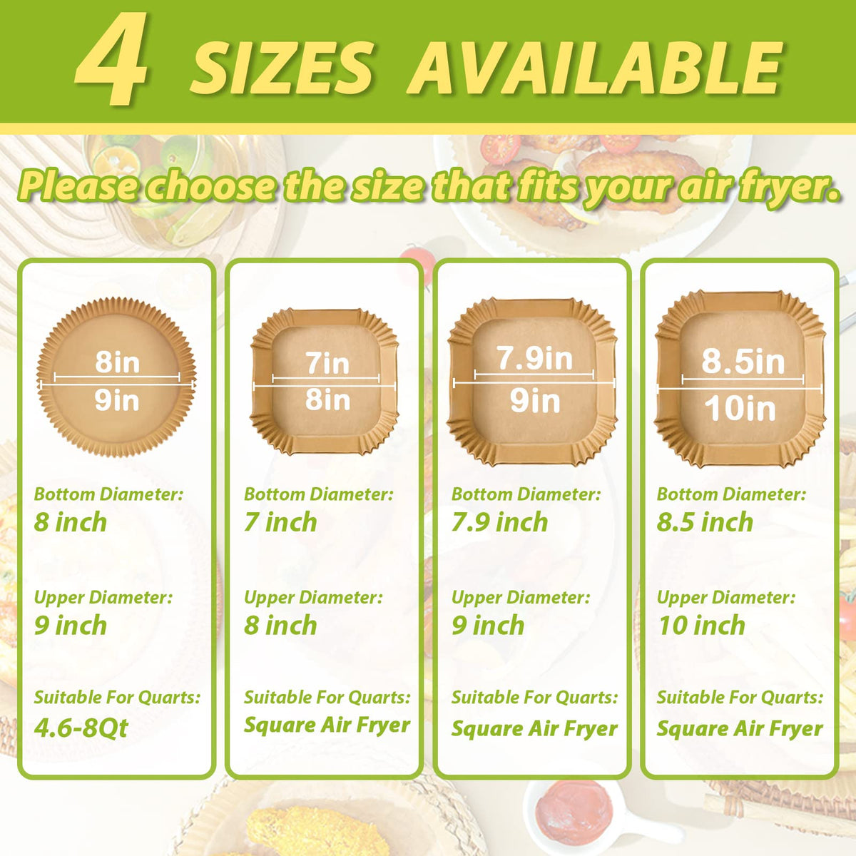 ZOWVAAM grease-proof parchment keeps oil away and flavor intact