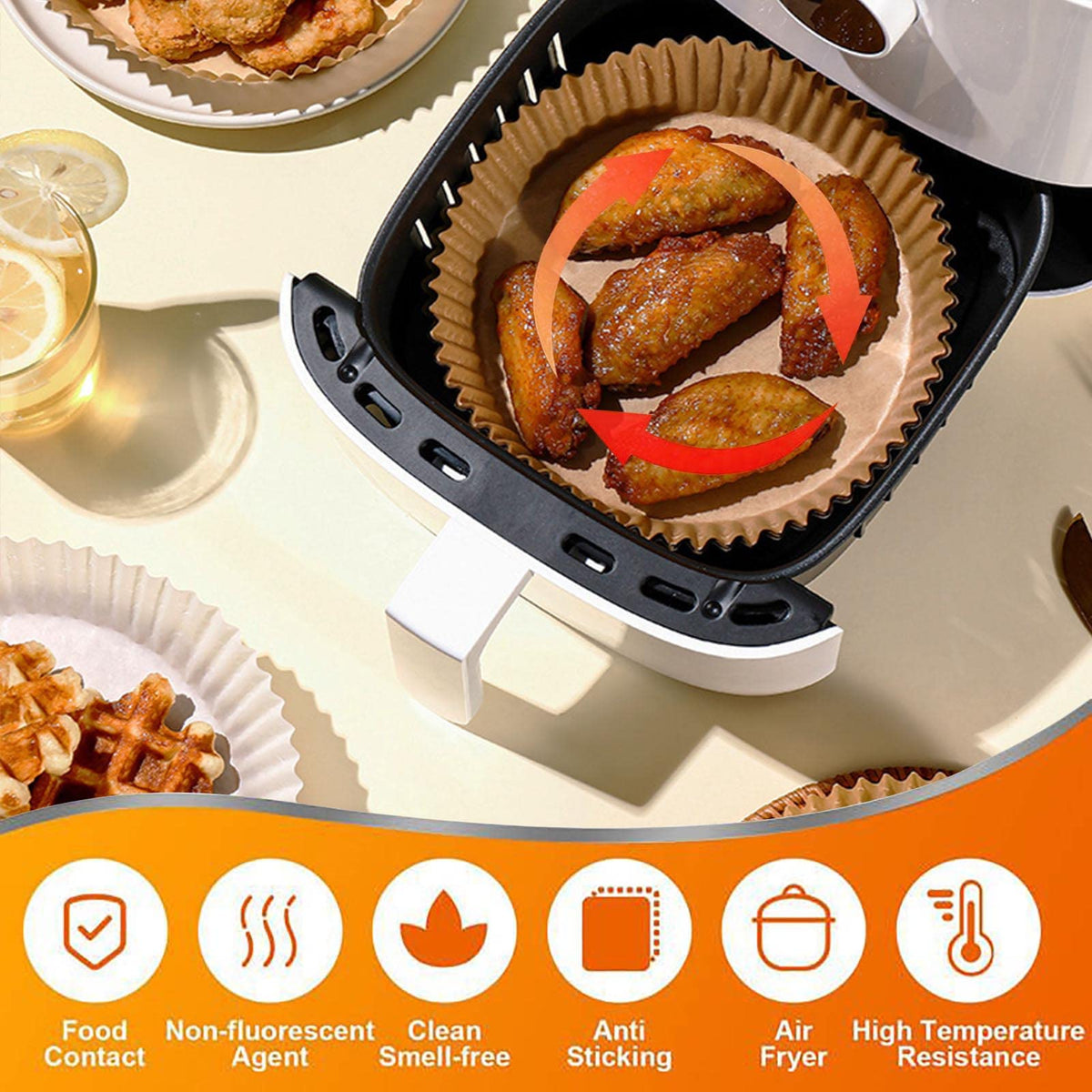 ZOWVAAM waterproof liners protect the pan while preserving air flow.