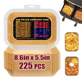 ZOWVAAM Ninja dual-basket liners fit Ninja DZ201/DZ401/DZ550/SL401 for mess-free cooking.