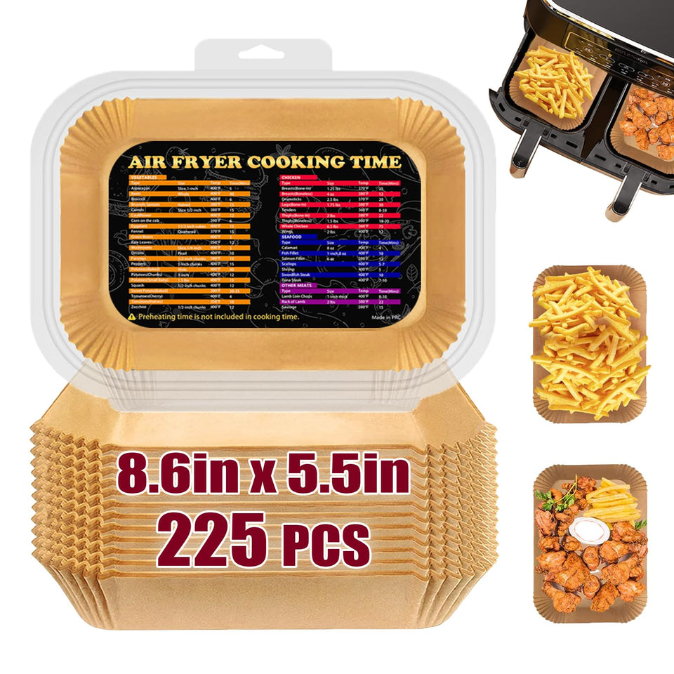 ZOWVAAM Ninja dual-basket liners fit Ninja DZ201/DZ401/DZ550/SL401 for mess-free cooking.