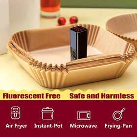 ZOWVAAM parchment liners provide non-stick surface for easy food release.