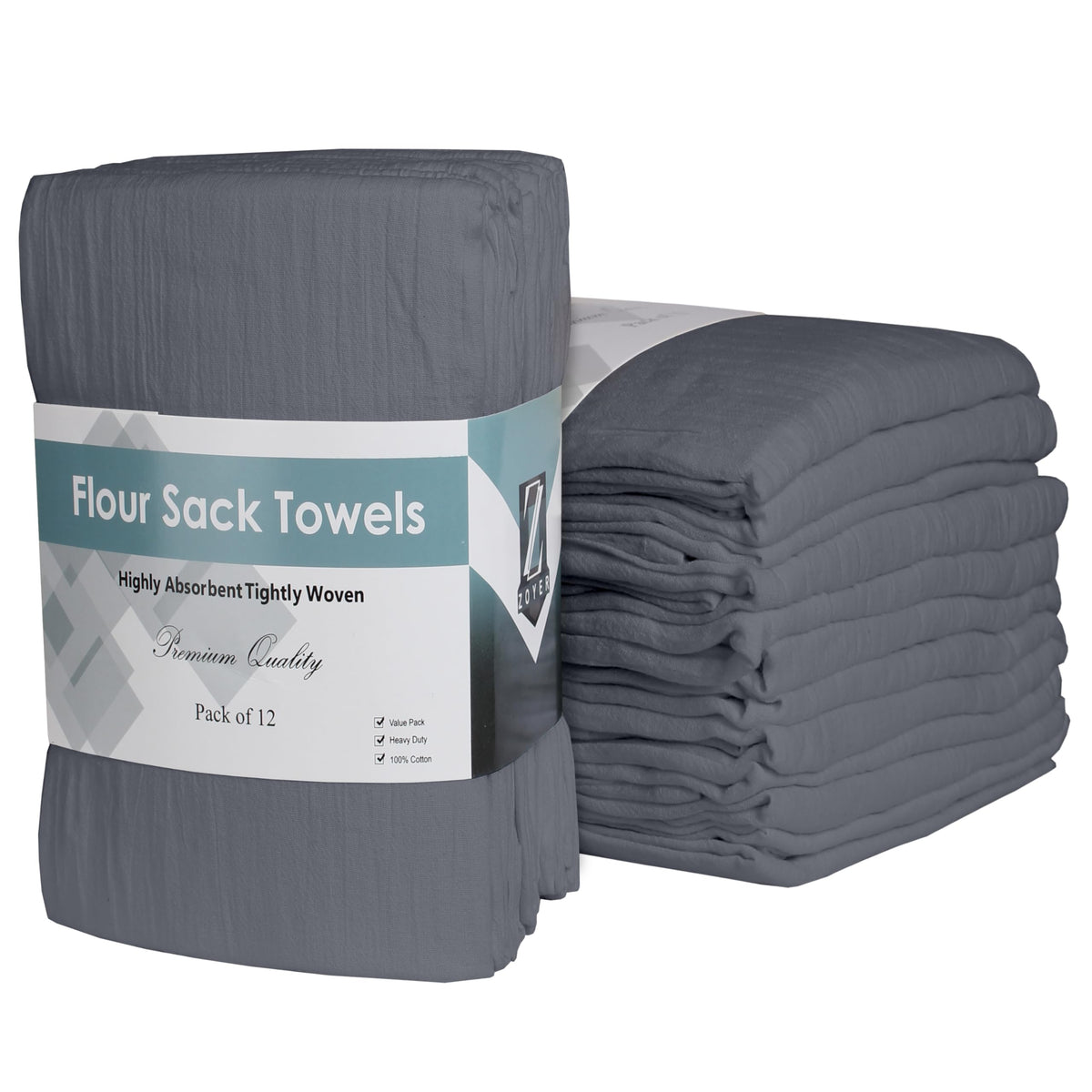 ZOYER flour sack towel 28x28 ideal for lint-free utensil drying