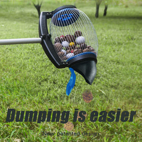 Zozen Nut Gatherer telescopic rod extends for different users and tasks.