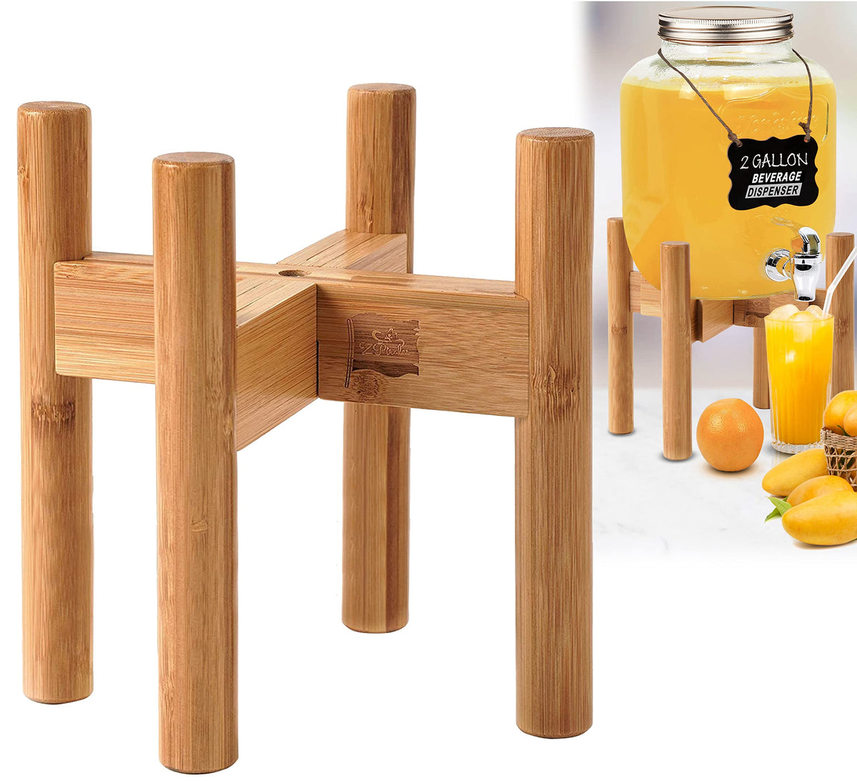 ZPirates Drink Dispenser Stand with adjustable rails for a secure, precise fit.