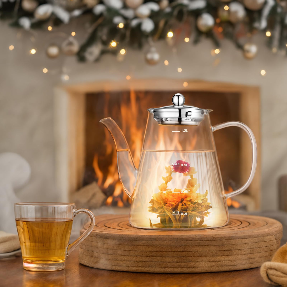 Zpose borosilicate glass clearly displays brew color and aroma.